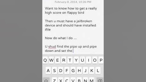Flappy bird hack iOS 7 jailbroken devices only