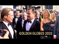 LEO, BRAD & JENNIFER Hugging It Out On RED CARPET - Up Personal Golden Globes 2020