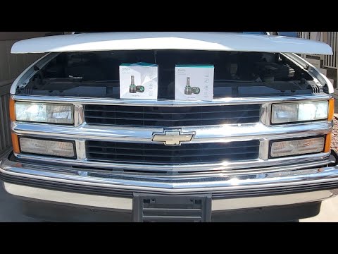 1999 OBS Chevy Tahoe LED AisKits 9006 & 9005 Headlights And Restoration! (GIVEAWAY)