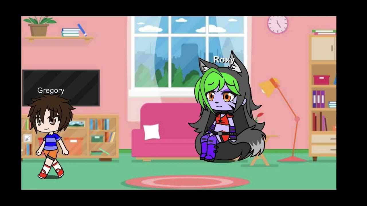 Roxy comforts Gregory. / Roxy discuss with Gregory about something very