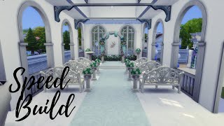 Capilla de boda sólo juego base (Recinto nupcial) Los Sims 4 / Wedding chapel base game - The sims 4 screenshot 2