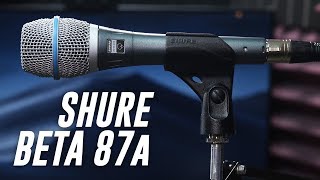 Shure Beta 87a Condenser Mic Review / Test - YouTube