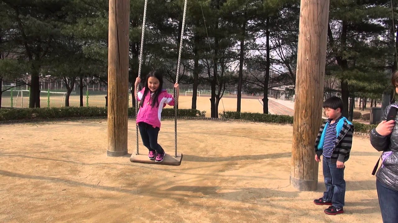 traditional swing at Central Park YouTube