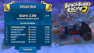 • CELSIUS SKID • Drift Attack | Abilities Only | El Zipo + Rad Rod | 3208 • Beach Buggy Racing 2