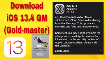 Download iOS 13.4 gm (GoldMaster) beta. How to download  iOS 13.4 GM beta. |HarrowerTeam Tech|