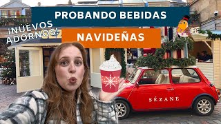 PROBANDO bebidas NAVIDEÑAS + Decoraciones COVENT GARDEN  NAVIDAD en LONDRES