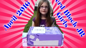 April Nerd Block JR. Girls Opening