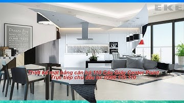 Thiết kế mặt bằng căn hộ 110 Cầu Giấy Center Point