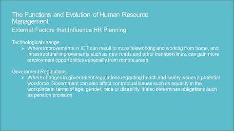 IB BUSINESS MANAGEMENT - UNIT 2.1 FUNCTION AND EVOLUTION OF HUMAN RESOURCES Part 1