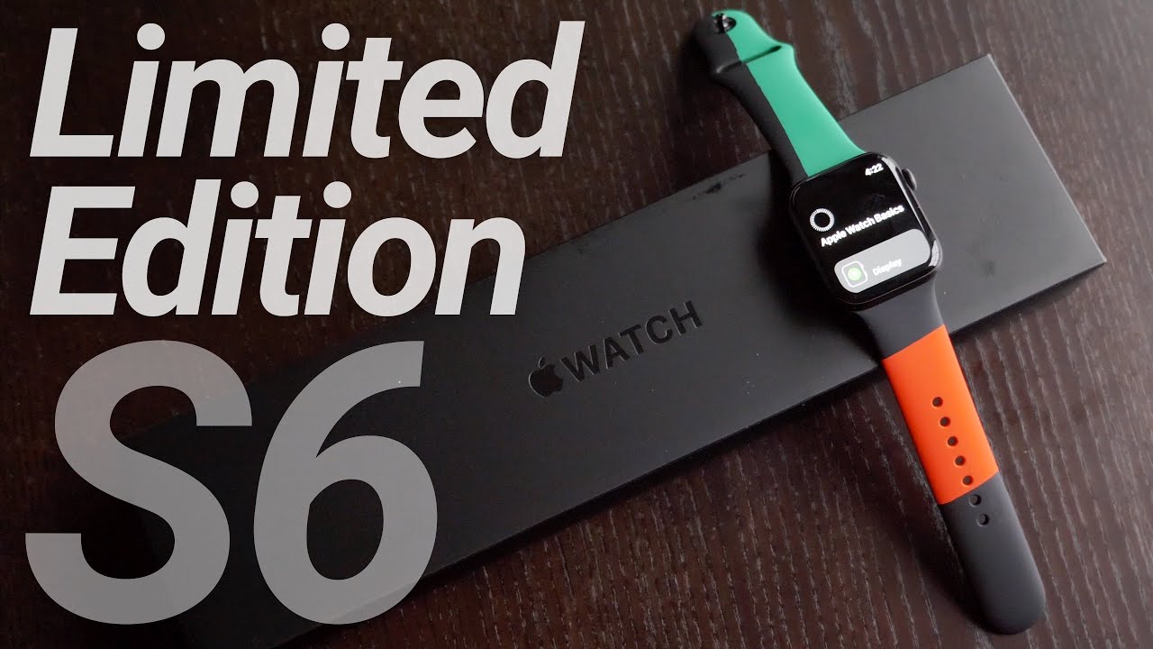 Limited Edition Apple Watch Series 6 Black Unity Unboxing! YouTube