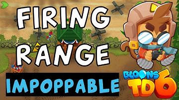 Bloons TD 6 | Firing Range Impoppable | No Powers | Guide / Strategy