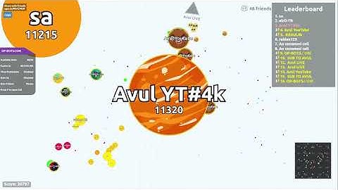 AGAR.IO SERVER TAKEOVER WITH BOTS #294 || OP-BOTS.COM