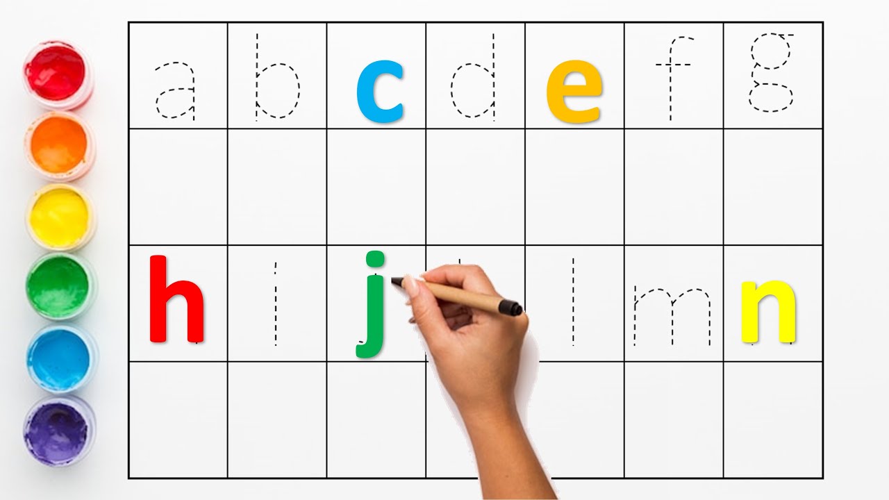 ABC Alphabet Song | How to Write Alphabets | Writing letters for ...