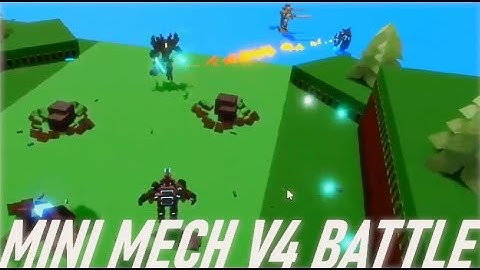 MINI MECH V4 BATTLE!! | Roblox Build a Boat