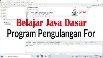 Program Pengulangan For Pada Bahasa Pemrograman Java