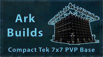 Ark Builds - Compact Tek 7x7 PVP Base