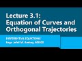 Orthogonal Trajectories | Differential Equations