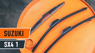 How to change Windshield wipers on SUZUKI SX4 (EY, GY) - online free video