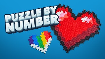 Plus-Plus Puzzle By Number® - 250 pc Hearts