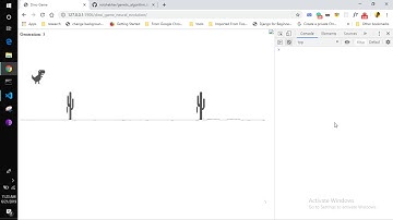 Genetic Algorithm To Automate Dinosaur Game