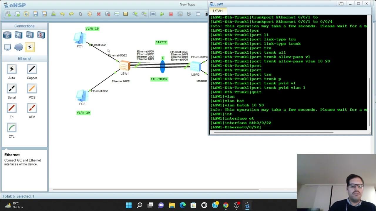 Configuración Eth TRUNK Huawei YouTube