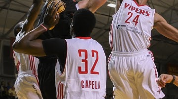 Highlights: Clint Capela 14 points, 12 rebounds, 2 blocks, 1 posterizing dunk vs. Santa Cruz