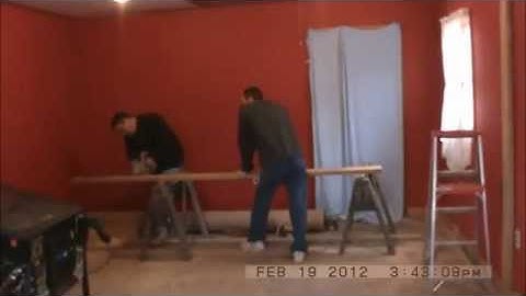 New Vision Recording Studios-Building Process: Day 2 (framing part 1/2)