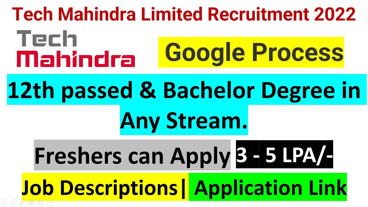 Tech Mahindra Job Openings Pune