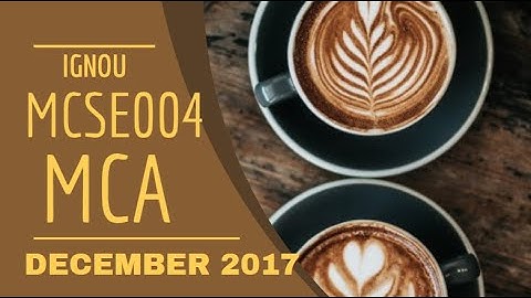 MCSE004 Numerical and Statistical Computing December 2017 MCA IGNOU #DECEMBER2017 #mcse004 #mca