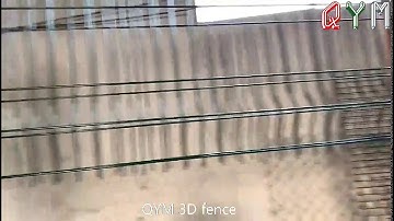3d curved welded wire mesh fence