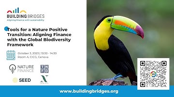 Tools for a Nature Positive Transition - Building Bridges 2023