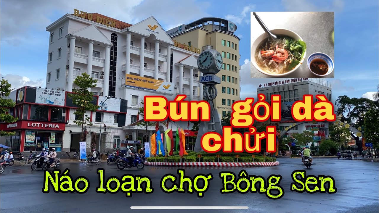 Ăn bún gỏi dà “Chửi”| Náo loạn chợ Bông Sen - Sóc Trăng