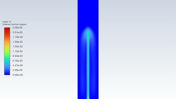 Vapor volume fraction for evaporation and boiling using ANSYS Fluent