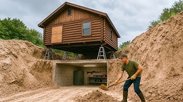 This man is building a secret underground bunker that even the police will never find!