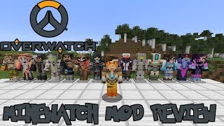 CHOOSE YOUR FAVORITE OVERWATCH HERO! || Minecraft Minewatch Mod Review