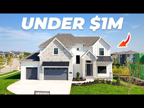 Video thumbnail: Top Kansas City Home Builder Releases TWO Luxury Homes Under $1M (SAB Homes)