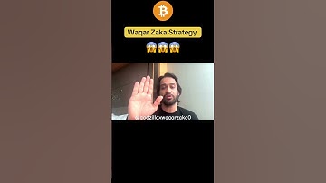 Waqar Zaka Crypto Strategy 😱 #foryou #crypto #bitcoin #waqarzaka #cryptocurrency #trading #bitcoins