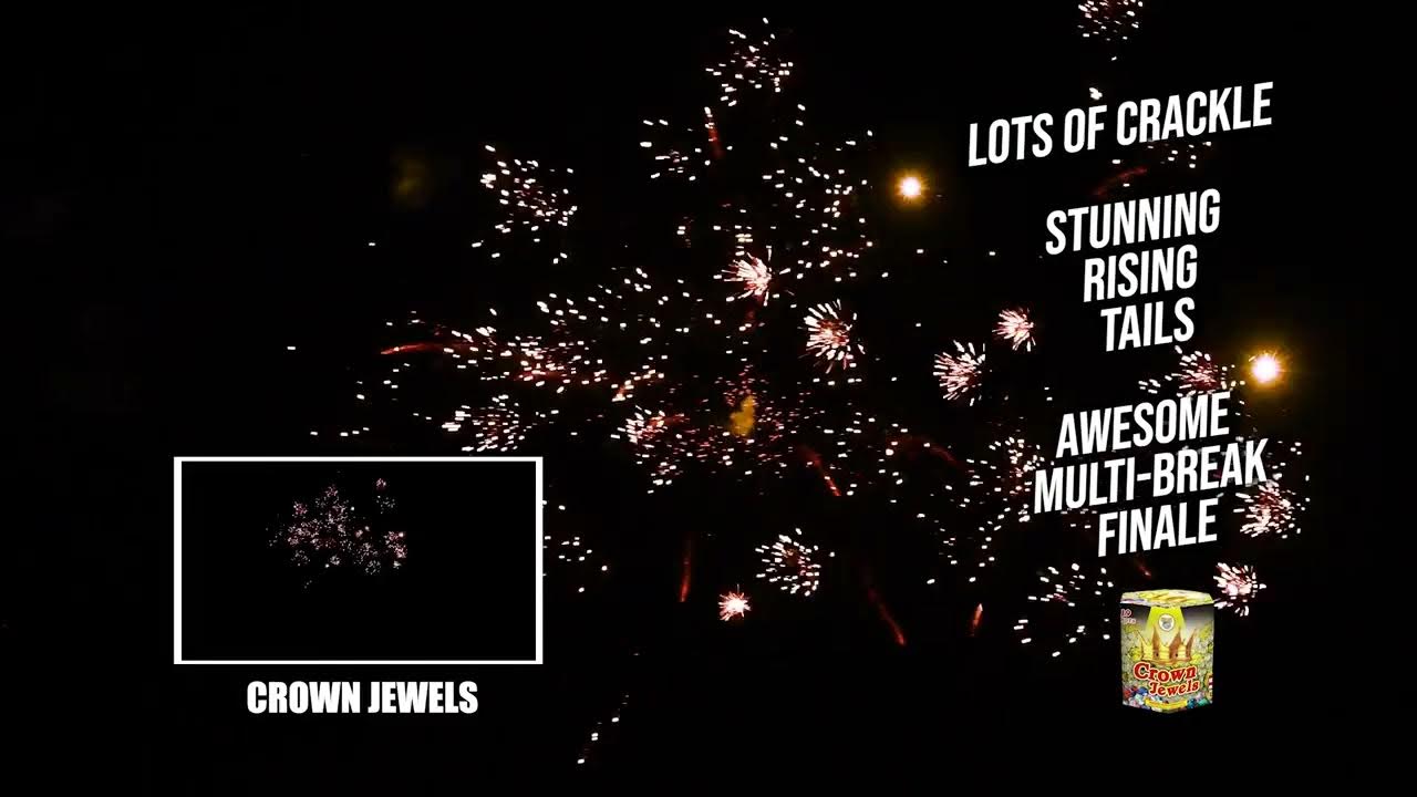 Crown Jewels 200g Show Starter Firework World Class brand YouTube