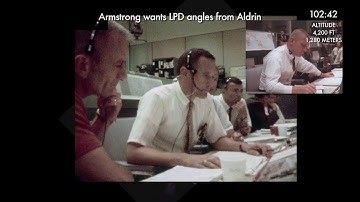Apollo 11 landing with CM, LM, CAPCOM and FD audio
