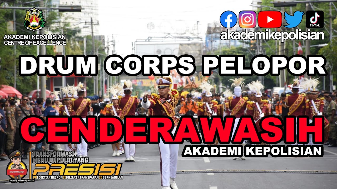SEMARANG FLOWER FESTIVAL 2022 - DRUM CORPS PELOPOR CENDERAWASIH AKADEMI KEPOLISIAN