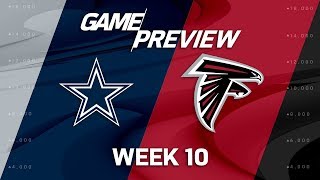 Dallas Cowboys vs. Atlanta Falcons | NFL Week 10 Game Preview | NFL Playbook