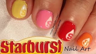 starburst candy nail