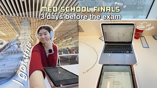 Study VLOG exam week med school 💯 PRODUCTIVE days in my life, positive mindset