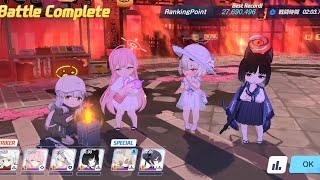 2025/11総力戦　クロカゲ　市街地　弾力装甲(模擬戦)　INSANE　27,690,496点　キキョウ・私服セナ入り　2日目