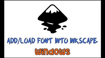 inkscape - load/add fonts without install - windows