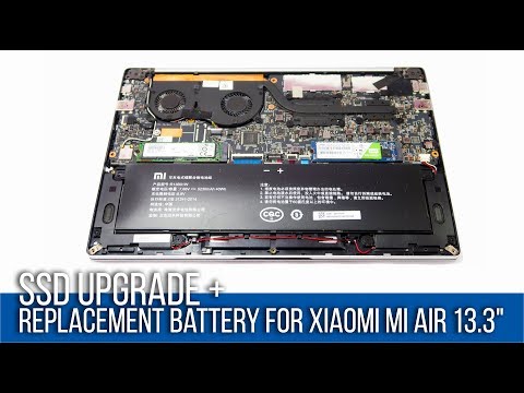 Xiaomi Mi Notebook Air - Disassembly - Internals - SSD Upgrade PCIe. 