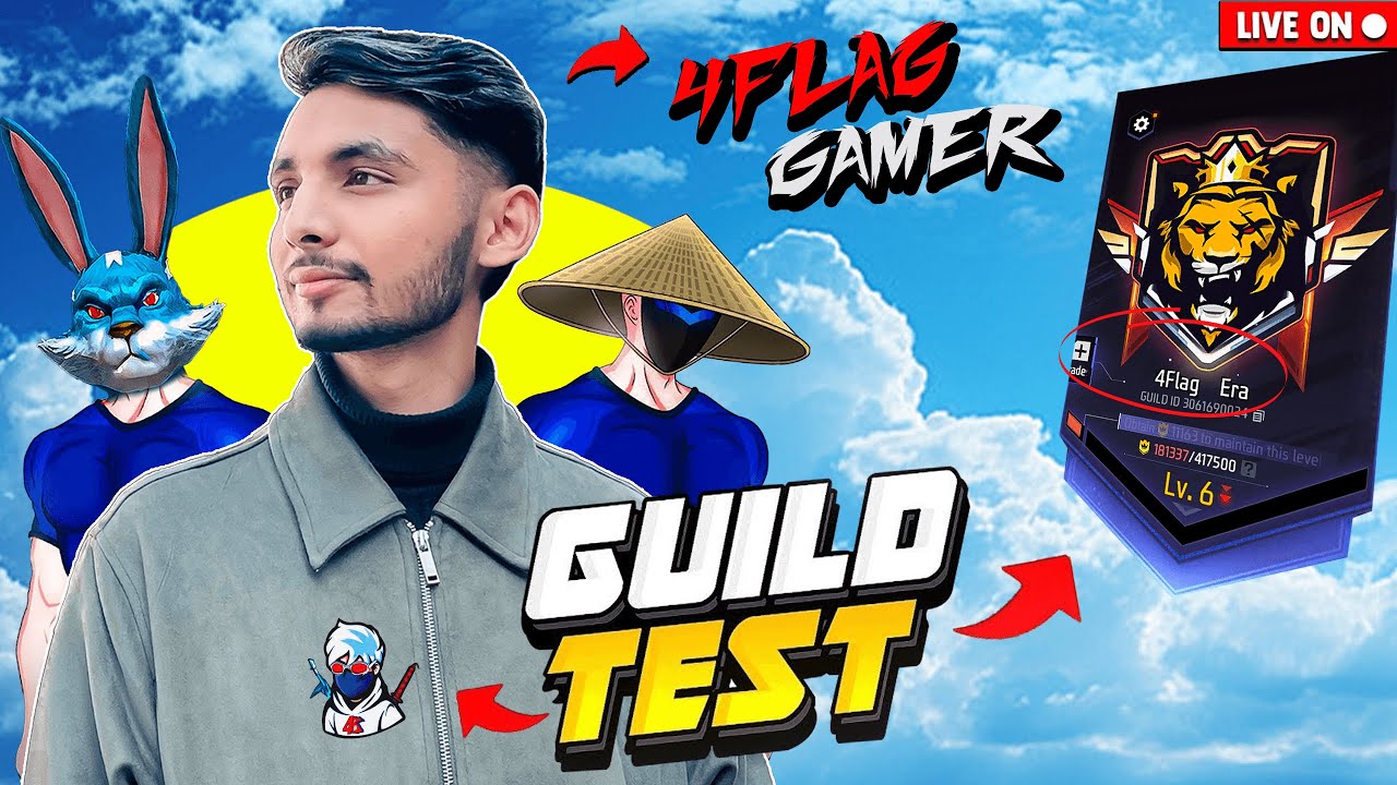 1VS1 NEW LEGEND LIVE GUILD TEST 4FLAG ERA 💀 LIVE | #4flaggamer -free ...