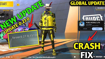 Finally Update 0.27.0 Pubg Mobile Lite Global | Pubg Mobile Lite Global Update 0.27.0 | Pubg Lite