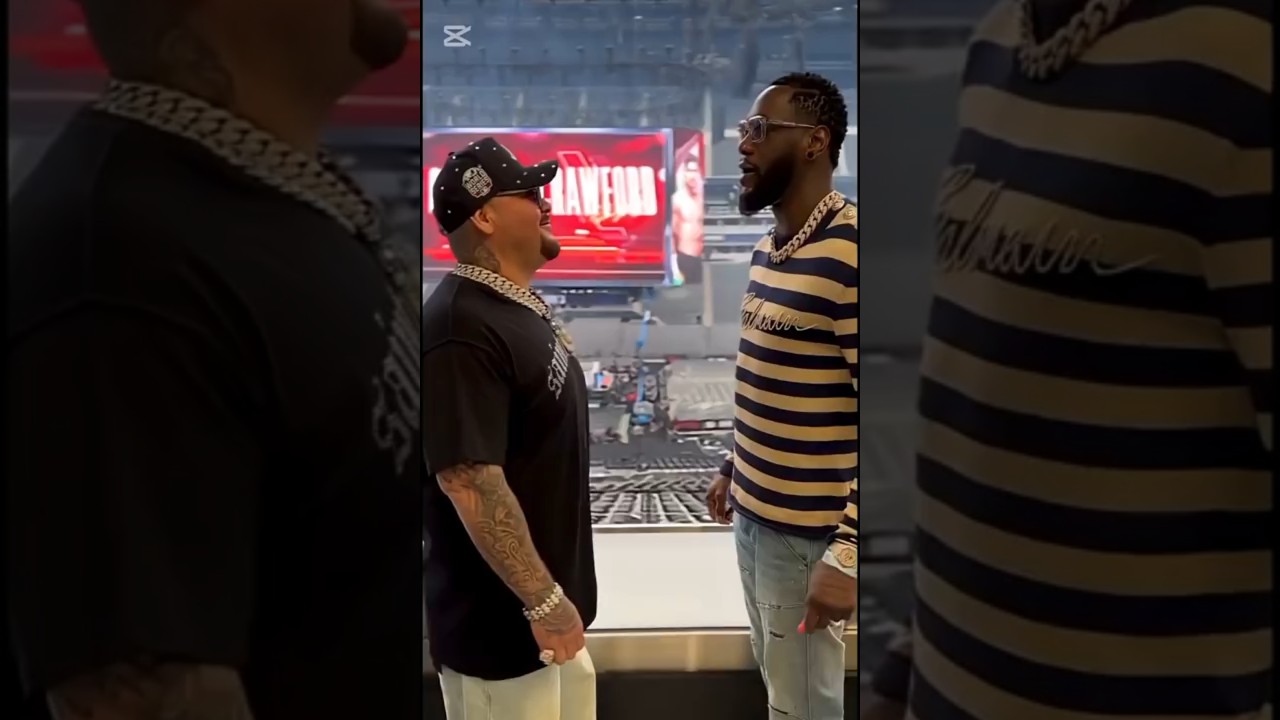Andy Ruiz jr vs deontay wilder face off