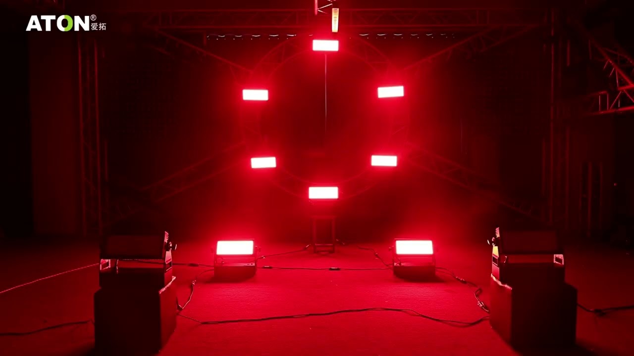 HYBRID STROBE 864pcs * 1.5W  RGB+864pcs * 1W white LEDs wall washer light with 800W power